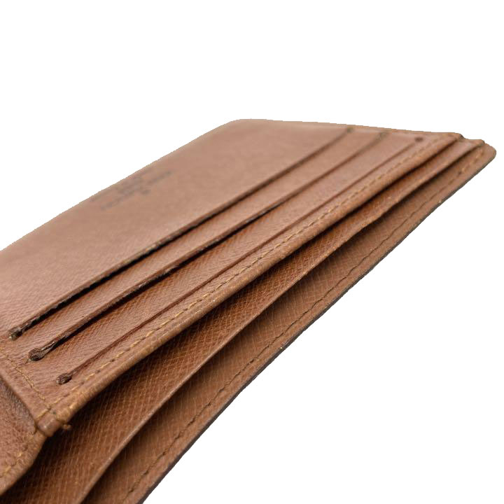 LOUIS VUITTON ルイヴィトン 二つ折り財布 札入れ ポルトフォイユ・ミュルティプル モノグラム エベヌ M60895