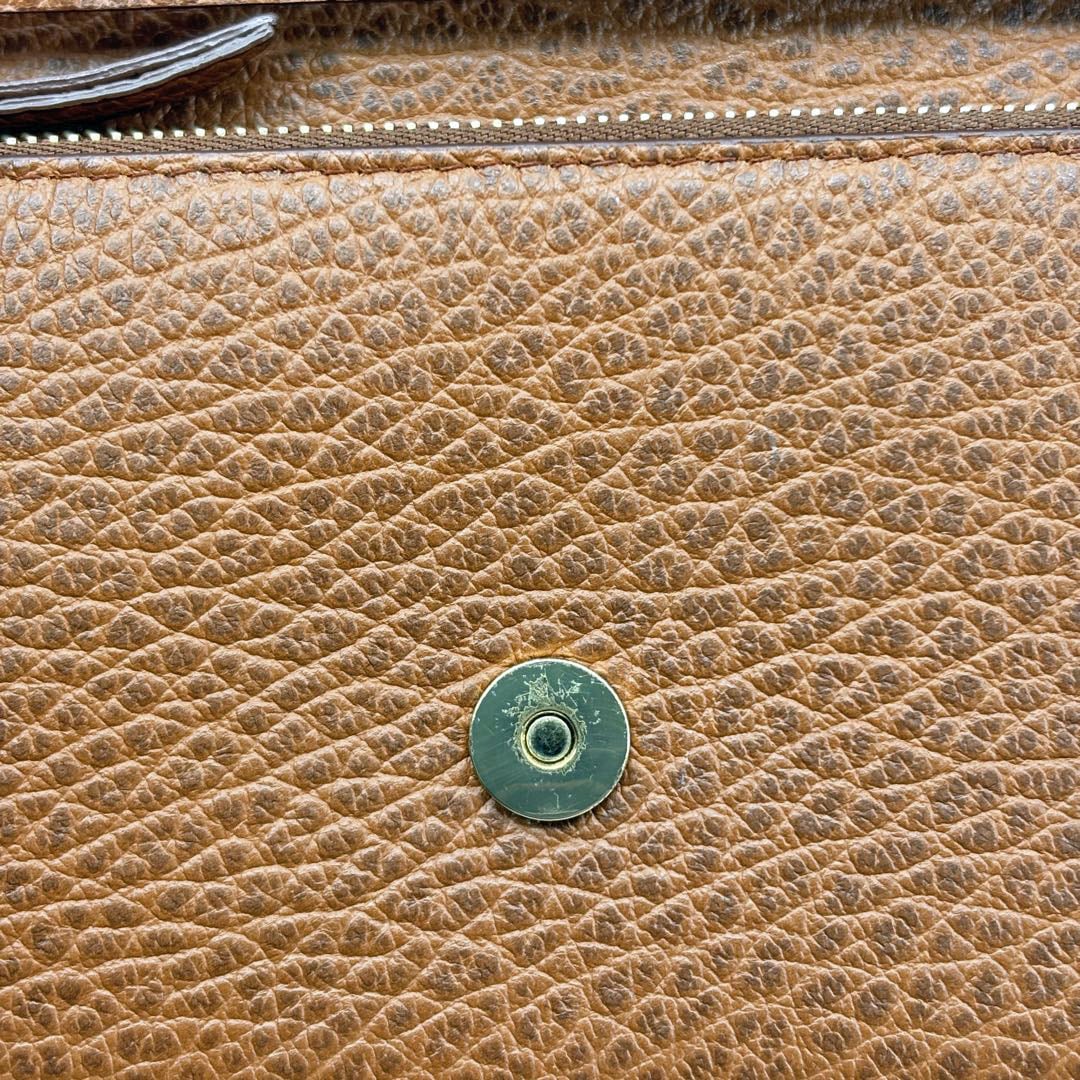 Maison Margiela メゾンマルジェラ チェーンウォレット 長財布 レザー ブラウン/ゴールド金具