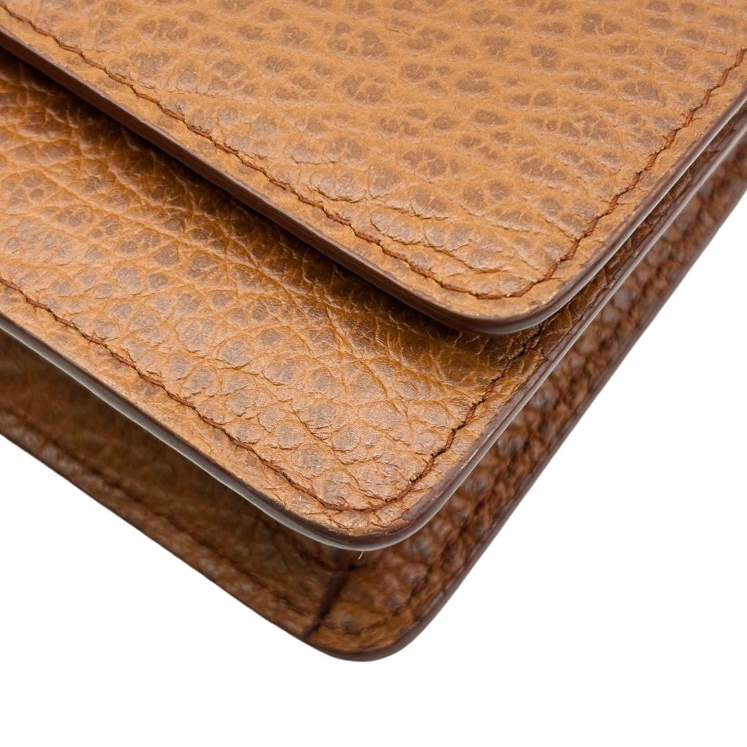 Maison Margiela メゾンマルジェラ チェーンウォレット 長財布 レザー ブラウン/ゴールド金具