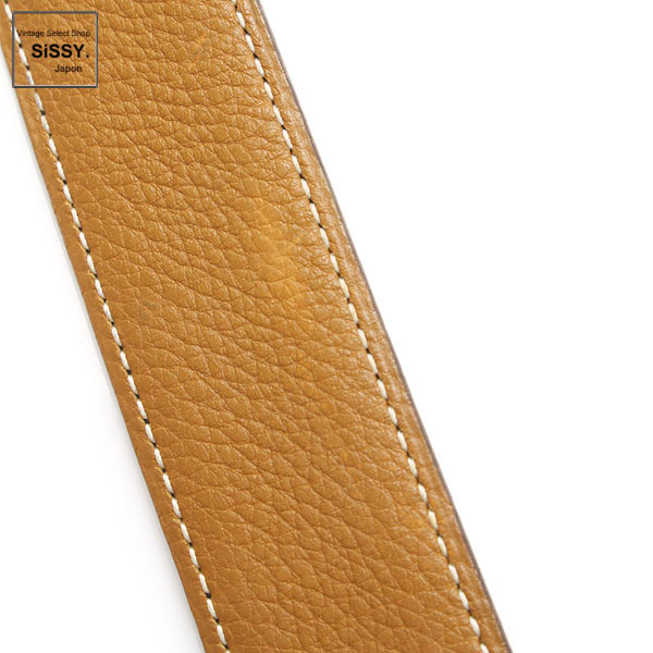 ■エルメス■ アッシュベルト Hベルト ベルト ボックスカーフ トゴ ブラック フォーヴ □F刻印 ゴールド金具 【HERMES】
