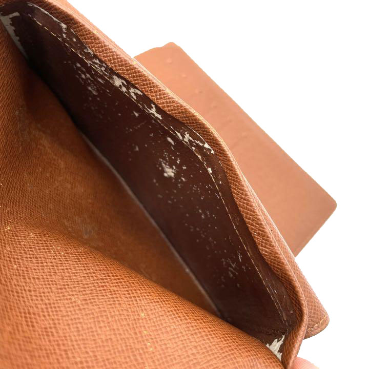 LOUIS VUITTON ルイヴィトン 三つ折り長財布 ポルトトレゾール・エテュイ パピエ モノグラム エベヌ M61202