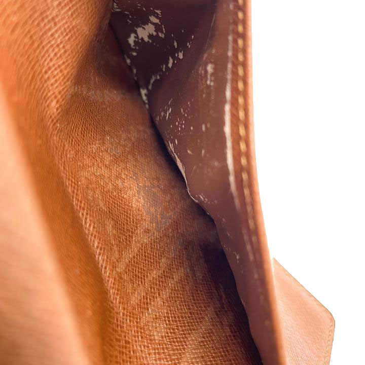 LOUIS VUITTON ルイヴィトン 三つ折り長財布 ポルトトレゾール・エテュイ パピエ モノグラム エベヌ M61202