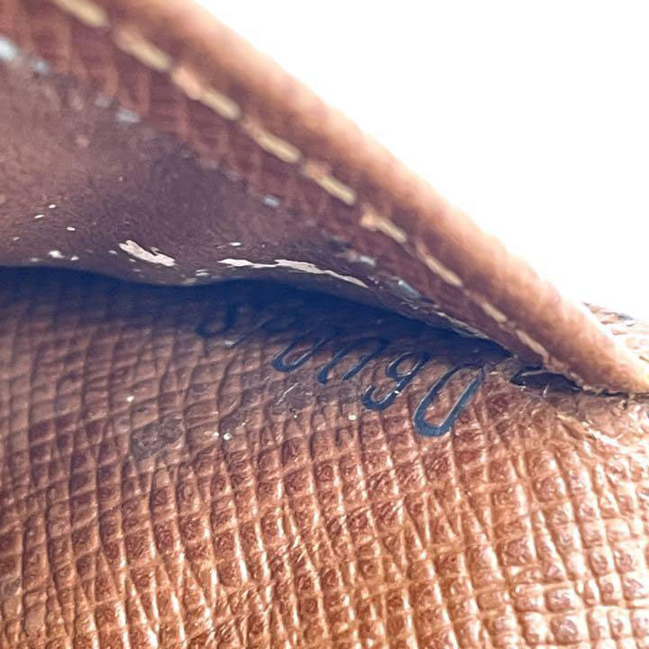 LOUIS VUITTON ルイヴィトン 三つ折り長財布 ポルトトレゾール・エテュイ パピエ モノグラム エベヌ M61202