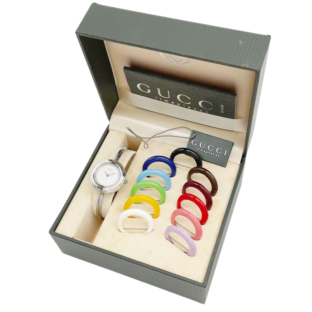 GUCCI グッチ レディース 腕時計 チェンジベゼル バングル