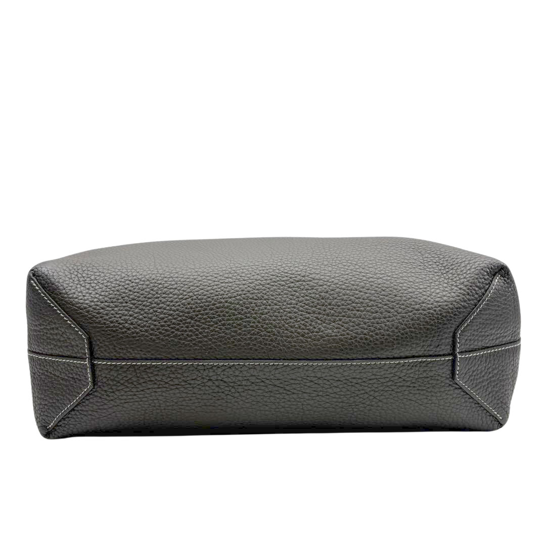 HERMES エルメス ドゥブルサンス45 トリヨンクレマンス ヴェールグリス/バンブー □R刻印