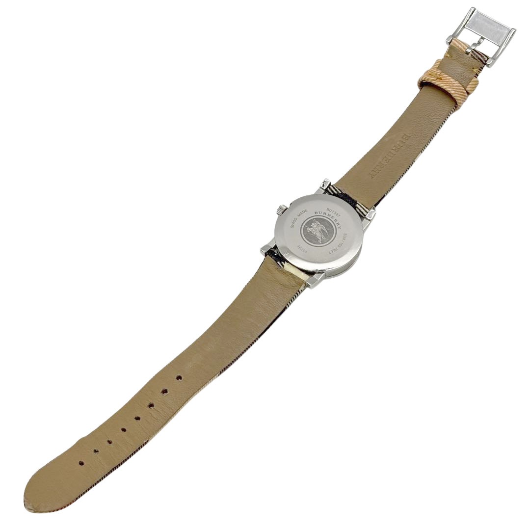 BURBERRY バーバリー レディース腕時計 QZ SS/チェック柄ベルト