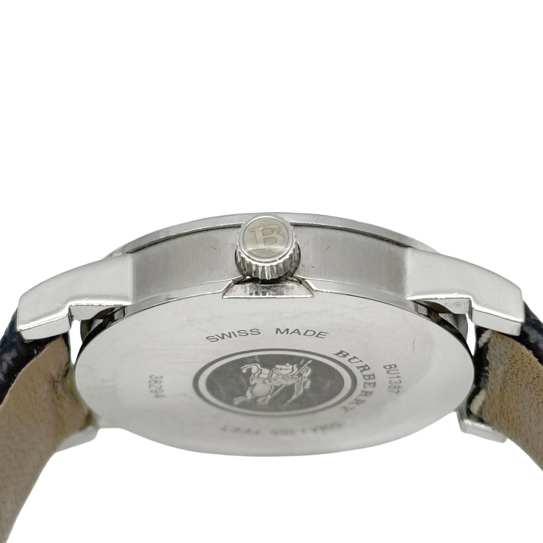 BURBERRY バーバリー レディース腕時計 QZ SS/チェック柄ベルト