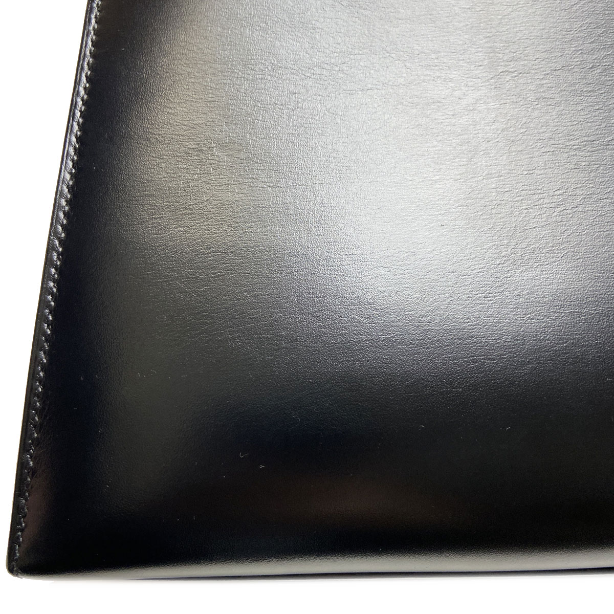 HERMES エルメス ケリー32 2WAY ハンドバッグ 外縫い カーフレザー ブラック ゴールド金具 ○V刻印（1992年頃製造）