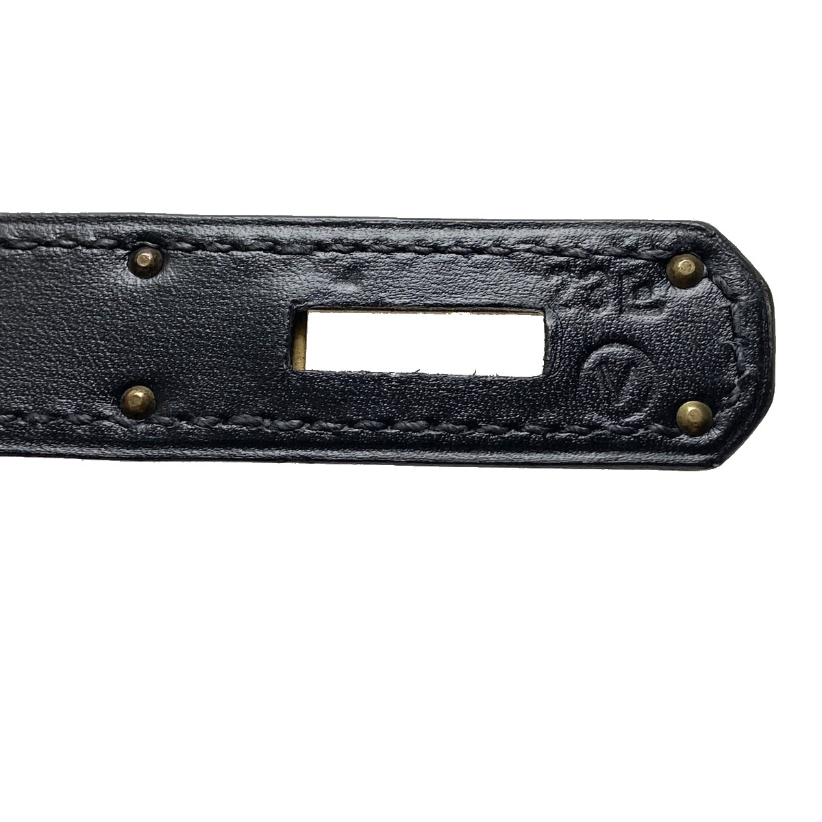 HERMES エルメス ケリー32 2WAY ハンドバッグ 外縫い カーフレザー ブラック ゴールド金具 ○V刻印（1992年頃製造）