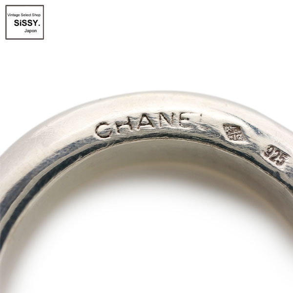 ■シャネル■ ロゴ リング 指輪 SV925 シルバー 【CHANEL】