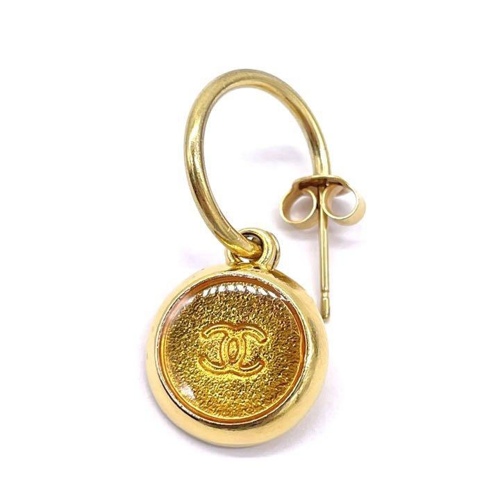 CHANEL シャネル フープピアス ココマーク ゴールド 99A ヴィンテージ