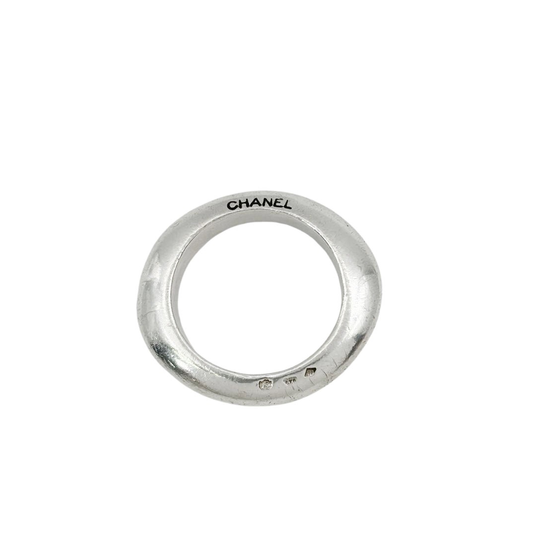 CHANEL シャネル 3連 ヴィンテージリング 指輪 925 シルバー