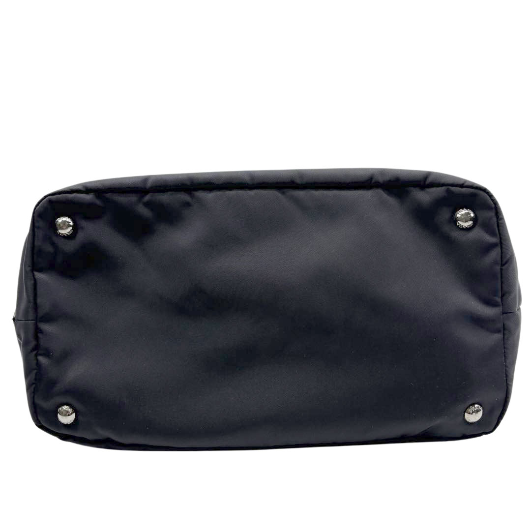 PRADA プラダ 2WAYハンドバッグ ナイロン ブラック/ネイビー B1958V