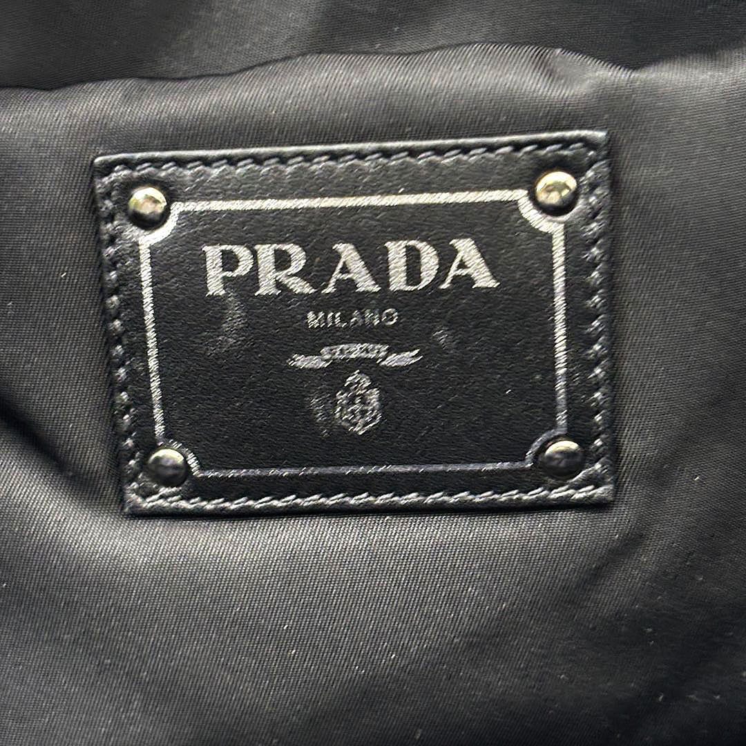 PRADA プラダ 2WAYハンドバッグ ナイロン ブラック/ネイビー B1958V
