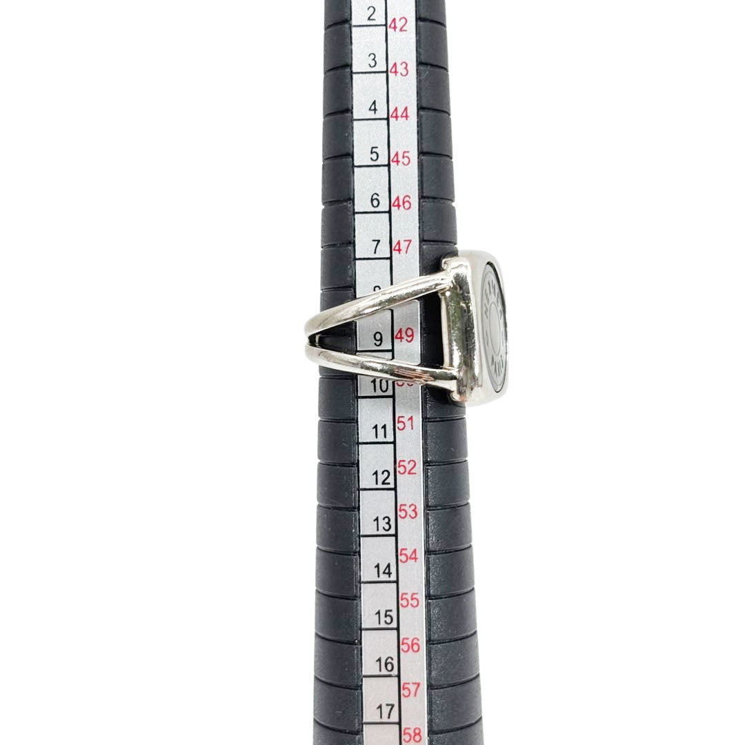 HERMES エルメス リング 指輪 セリエ コロゾ シェル シルバー 約9号