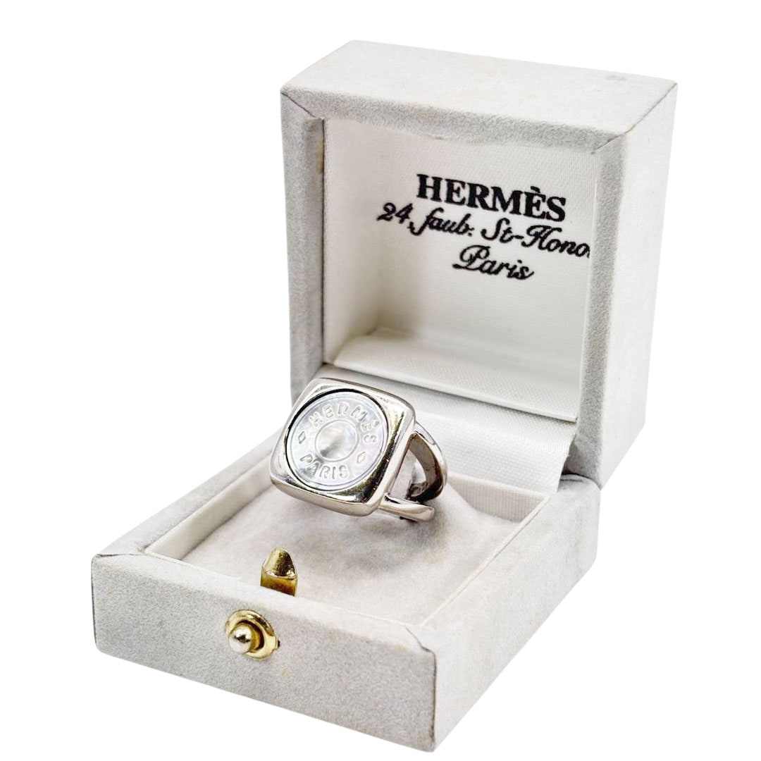 【美品】HERMES エルメス コロゾ セリエ シェル リング シルバー 楽天市場】エルメス HERMES コロゾ セリエ シェル リング SV