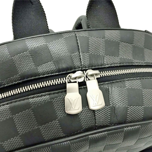 ■ルイヴィトン■ キャンパス・バックパック リュックサック ダミエアンフィニレザー ブラック N40094 【LOUIS VUITTON】