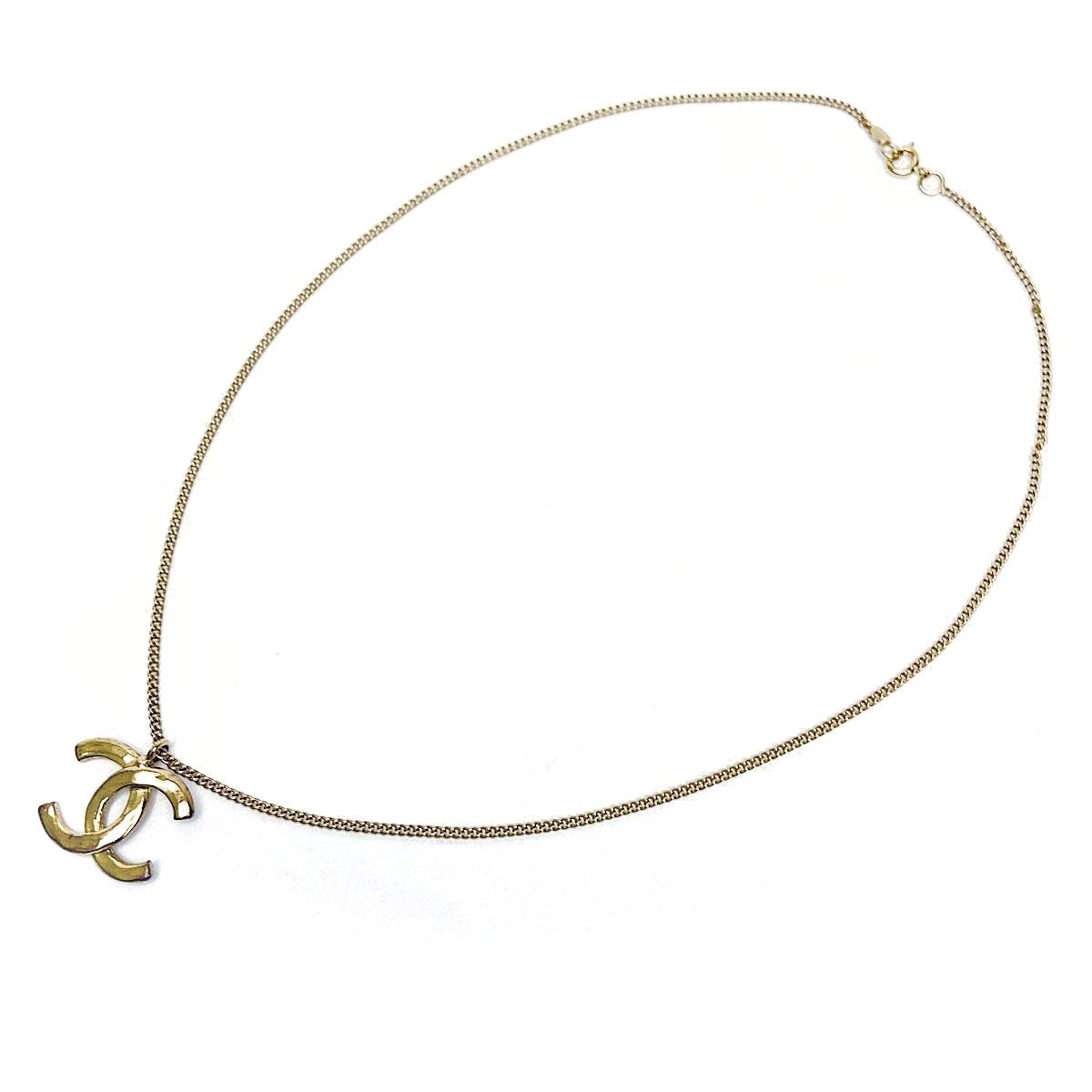 □シャネル□ ネックレス ココマーク ゴールド 02A 【CHANEL