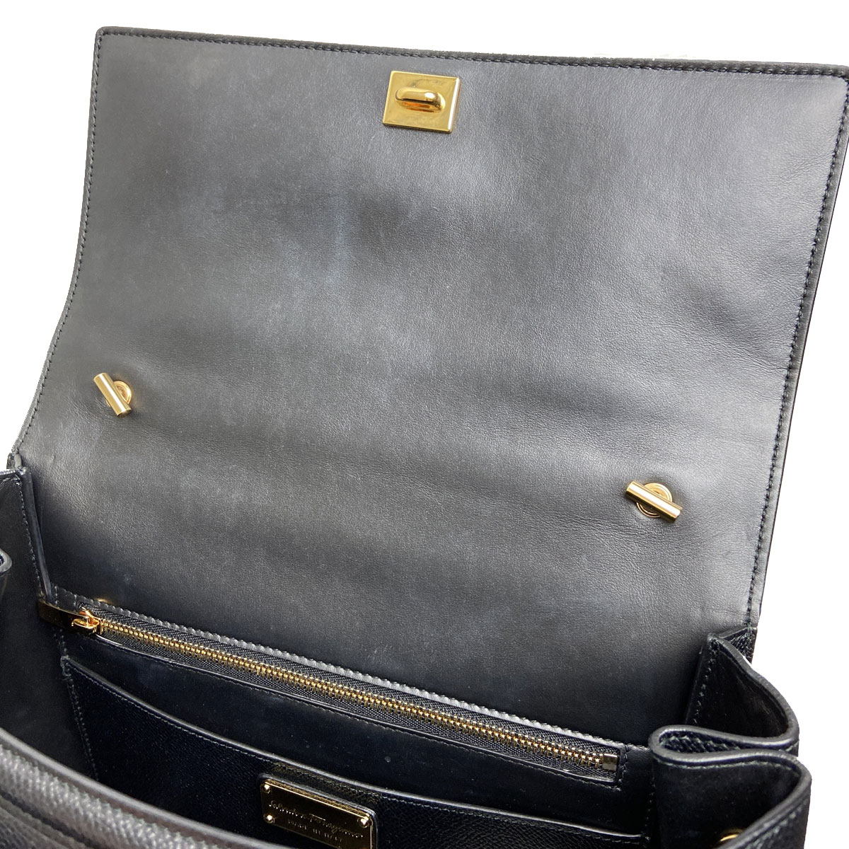 Salvatore Ferragamo サルヴァトーレ フェラガモ 2WAYハンドバッグ ヴァラリボン レザー ブラック 21-G697