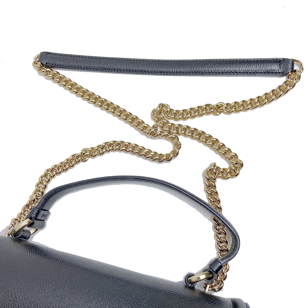 Salvatore Ferragamo サルヴァトーレ フェラガモ 2WAYハンドバッグ ヴァラリボン レザー ブラック 21-G697