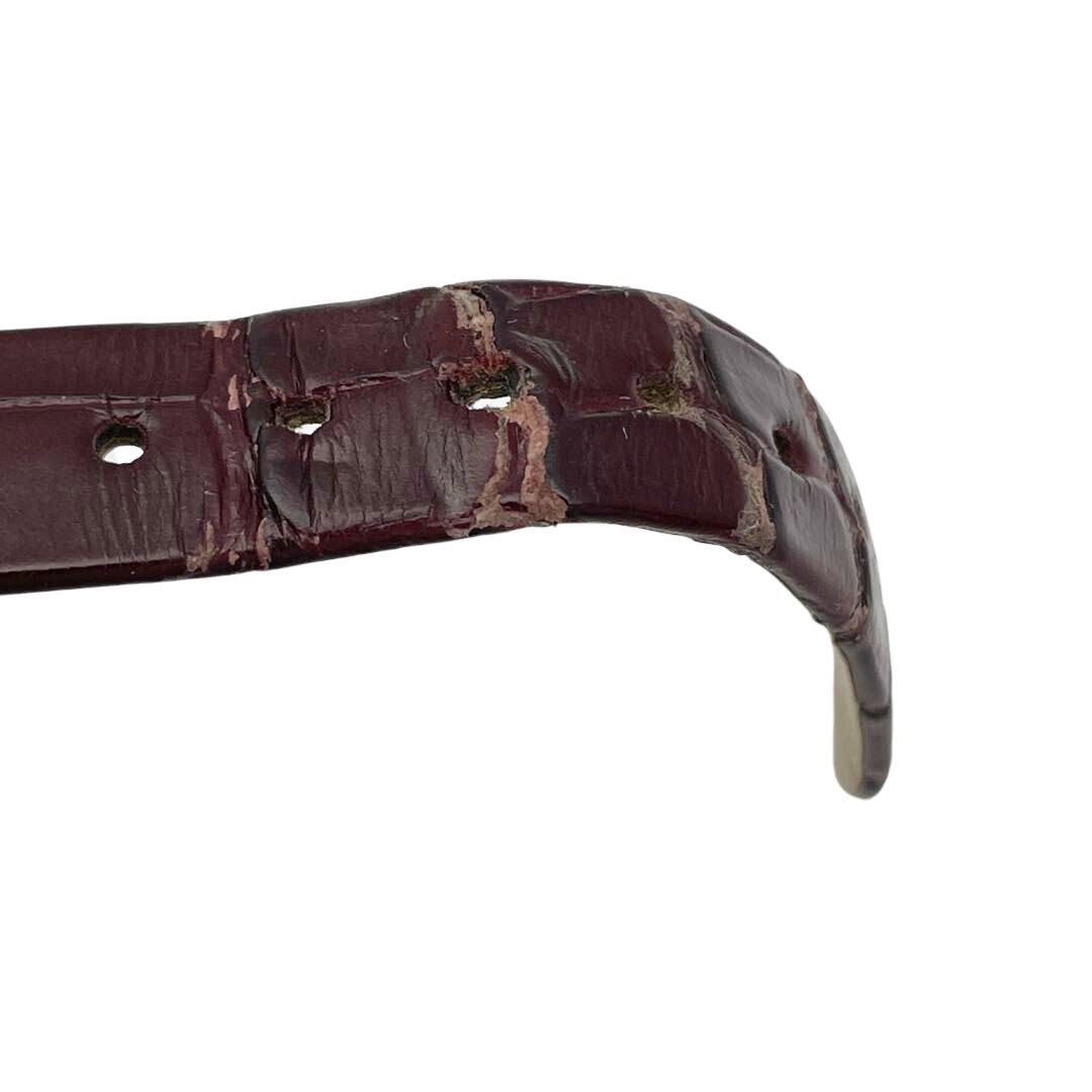 Cartier カルティエ レディース腕時計 ベニュワール SM クォーツ 750(K18PG) クロコダイル W8000007(3064)