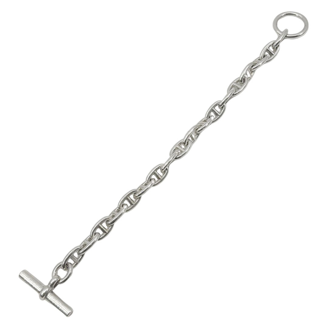 HERMES エルメス ブレスレット シェーヌダンクルPM 18コマ 1990年代 925 シルバー 36.5g