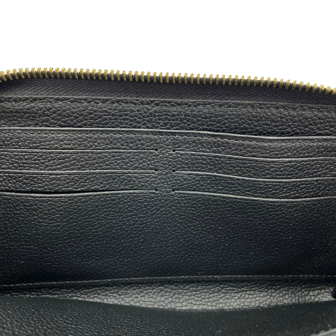 LOUIS VUITTON ルイヴィトン ラウンドファスナー長財布 ジッピー・ウォレット モノグラム・アンプラントレザー ノワール M61864