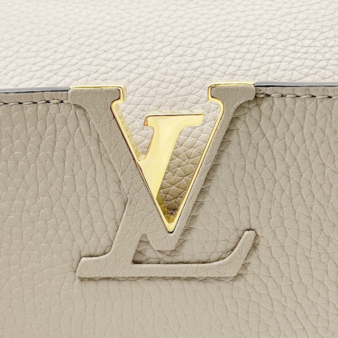 LOUIS VUITTON ルイヴィトン 2WAYハンドバッグ カプシーヌMM トリヨンカーフレザー/パイソン ガレ N92802