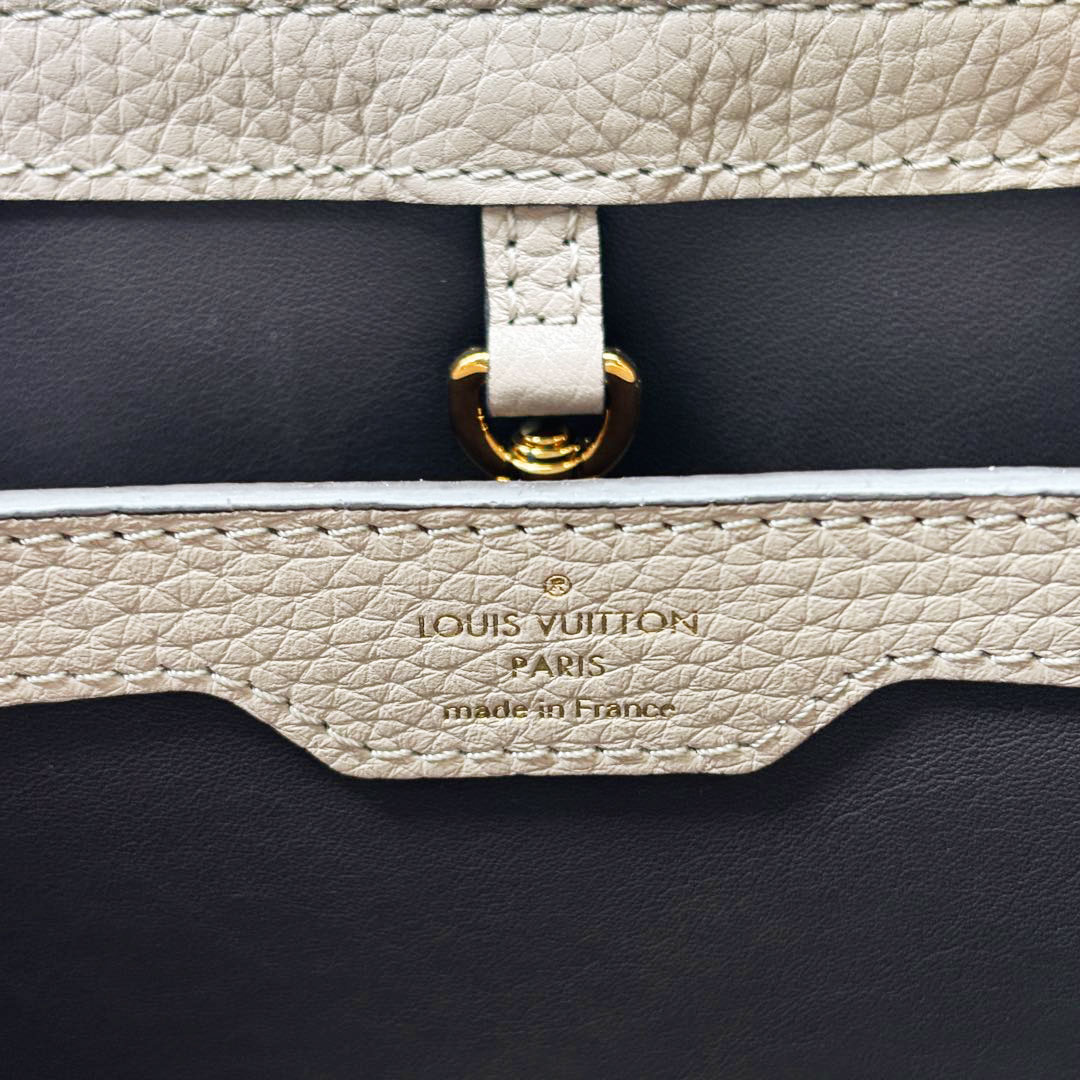 LOUIS VUITTON ルイヴィトン 2WAYハンドバッグ カプシーヌMM トリヨンカーフレザー/パイソン ガレ N92802