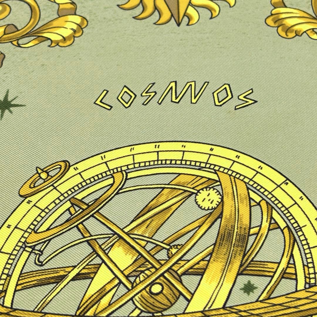 HERMES エルメス スカーフ カレ90 『COSMOS(宇宙観)』 シルク グリーン