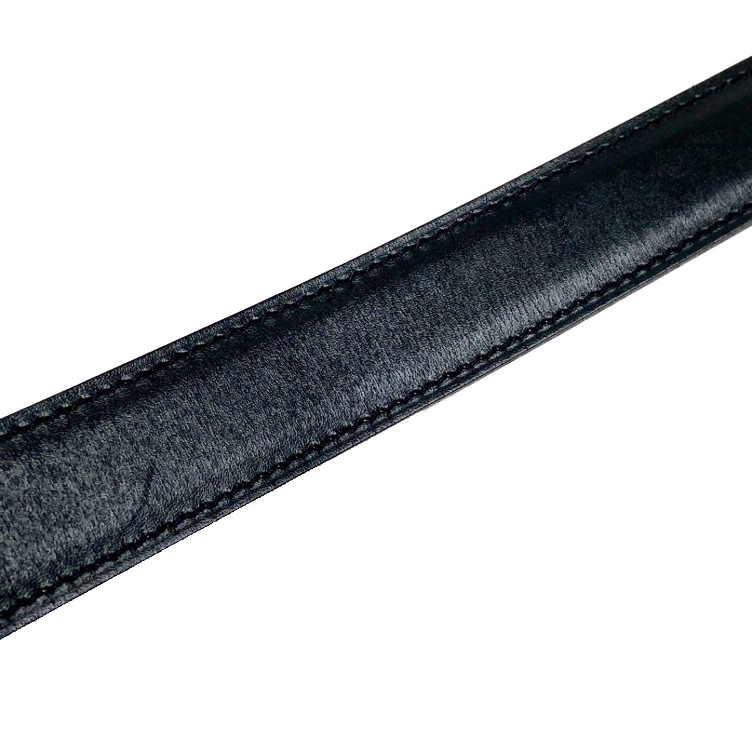 HERMES エルメス コンスタンス Hベルト 75 ブラック ブルージーン シルバー金具 □H刻印（2004年頃製造）