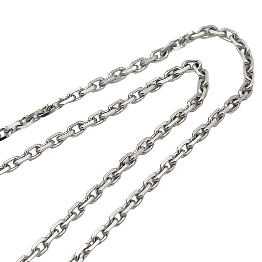 Van Cleef & Arpels ヴァンクリーフ&アーペル ヴィンテージアルハンブラ ペンダントネックレス 750WG ホワイトシェル 5.2g VCARF48700