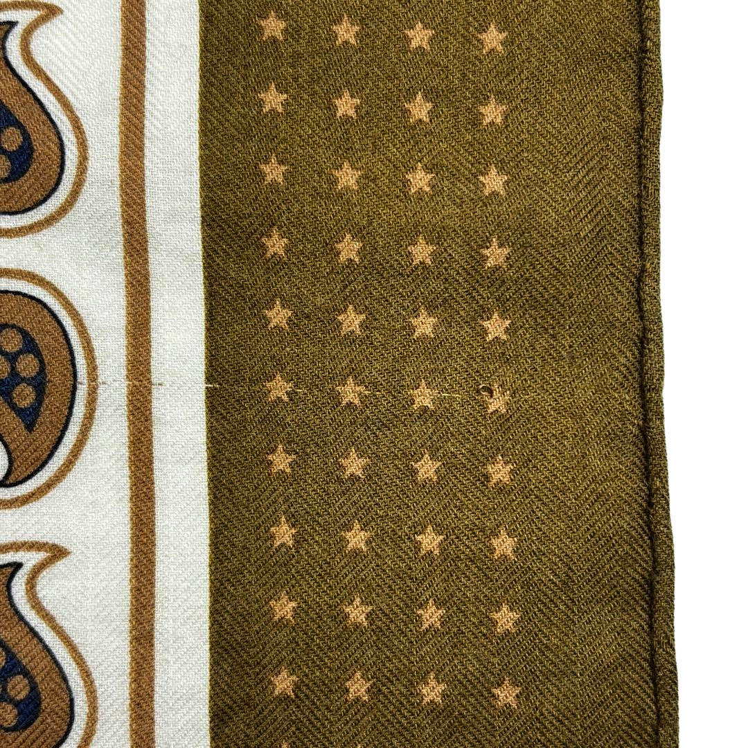 HERMES エルメス ショール カレジェアン140 カシシル 『宮廷の馬具』 バンダナ カシミヤ シルク ブロンズ ブラック 2022AW