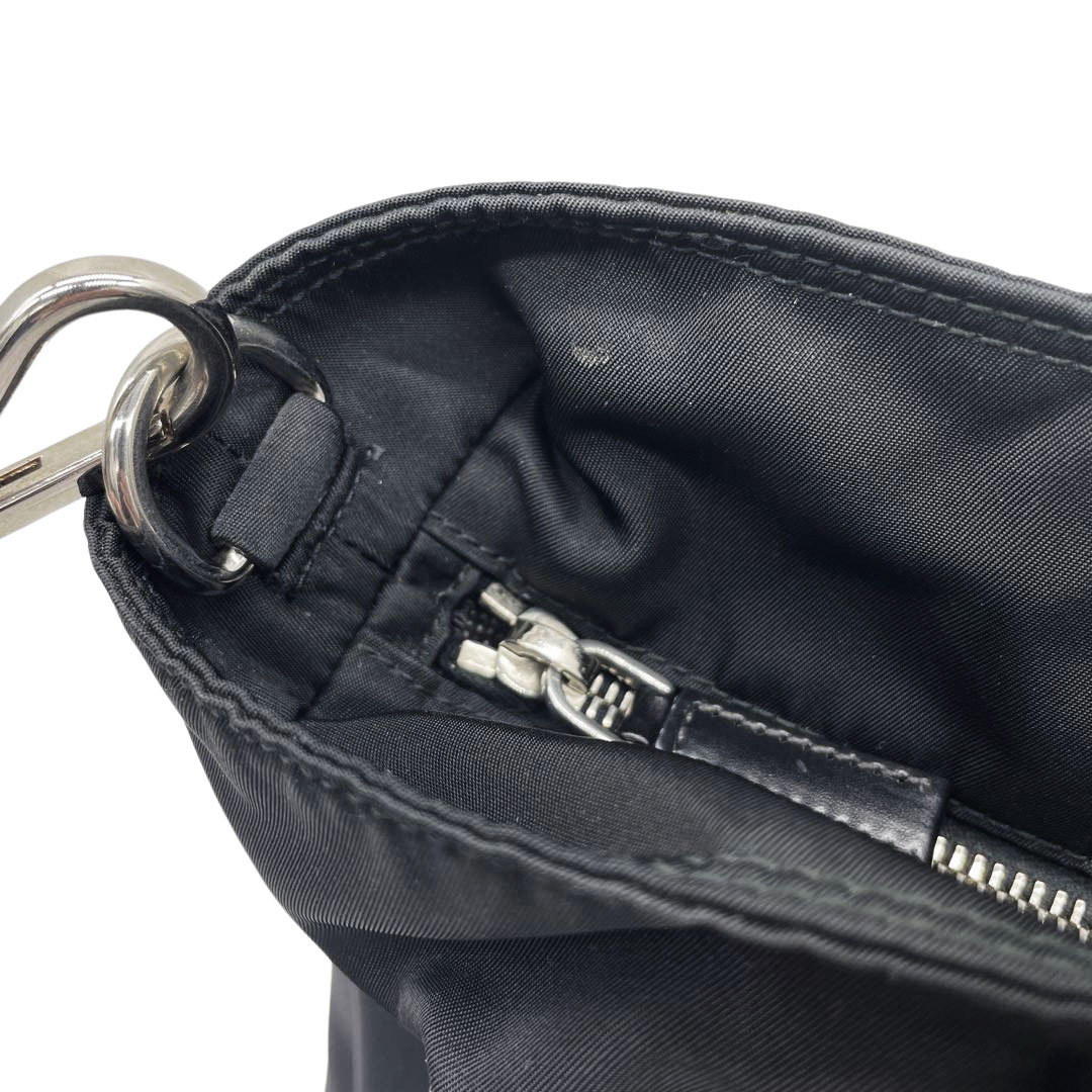 PRADA プラダ 2WAYハンドバッグ 斜めがけショルダーバッグ ナイロン ブラック B1066M