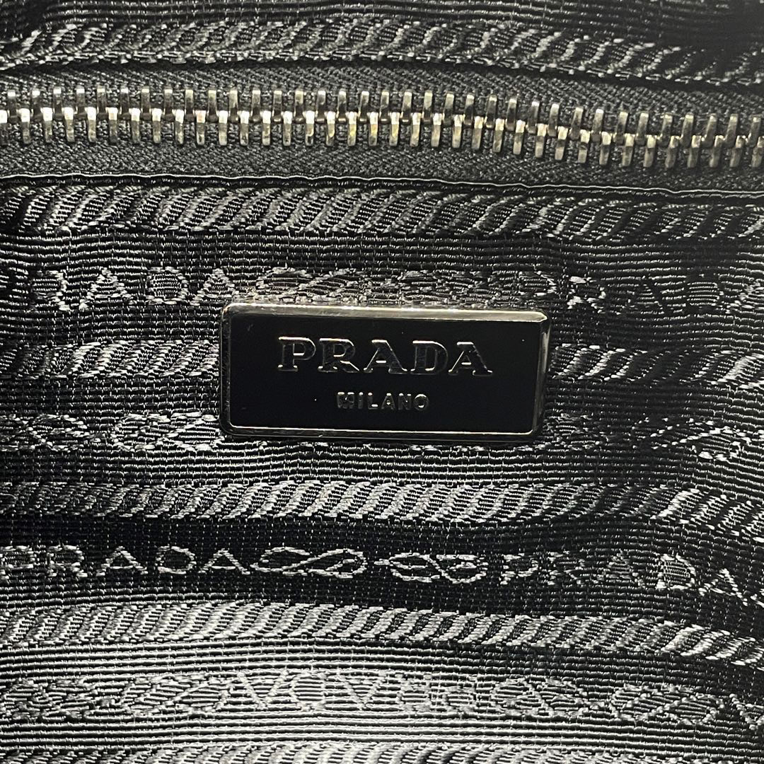 PRADA プラダ 2WAYハンドバッグ 斜めがけショルダーバッグ ナイロン ブラック B1066M