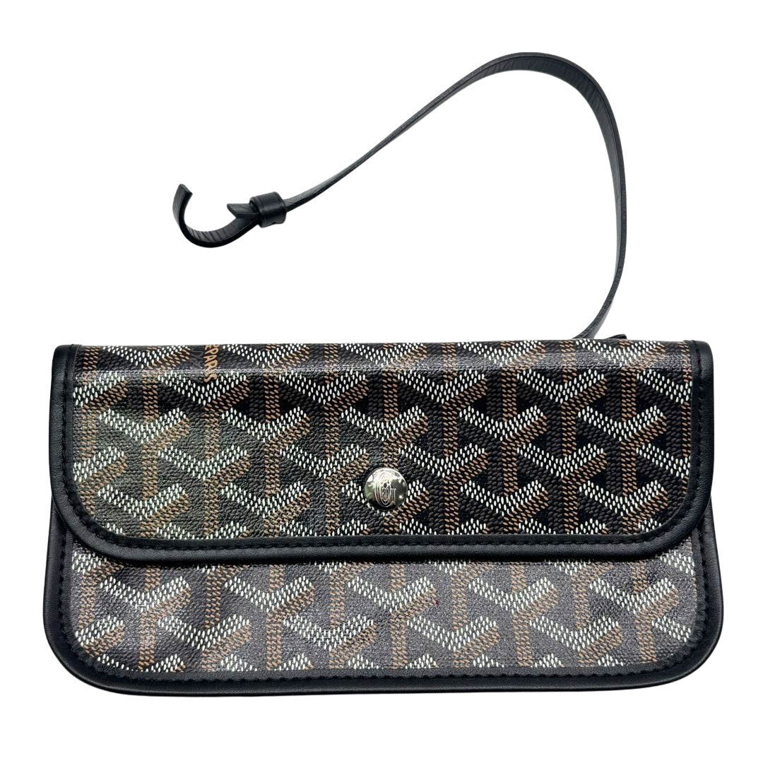 GOYARD ゴヤール サンルイPM トートバッグ PVC/レザー ブラック