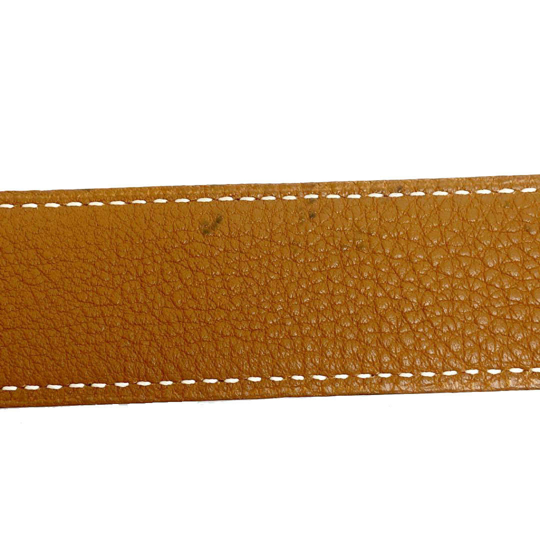 HERMES エルメス コンスタンス Hベルト 70 ブラック ゴールド シルバー金具 □F刻印（2002年頃製造）