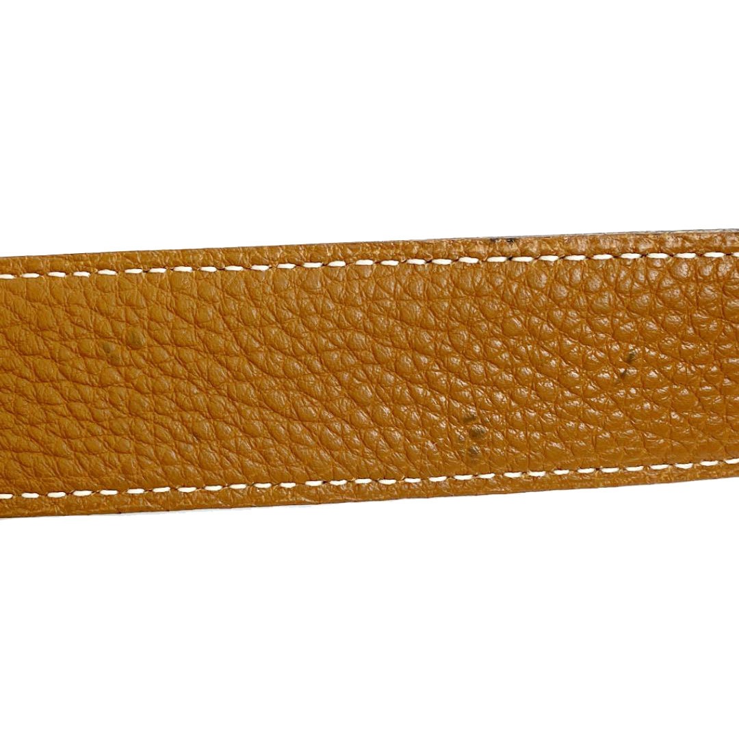 HERMES エルメス コンスタンス Hベルト 70 ブラック ゴールド シルバー金具 □F刻印（2002年頃製造）