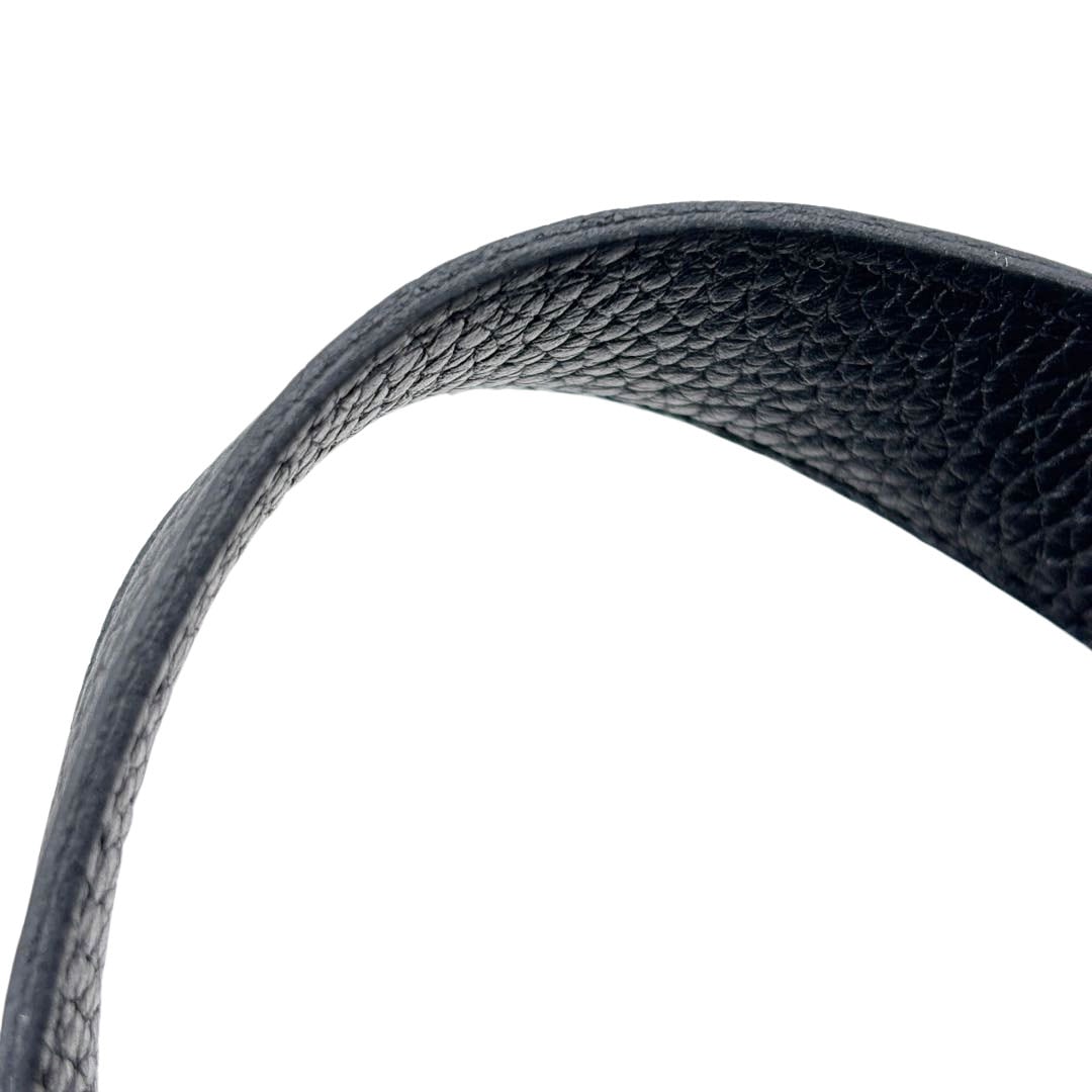 HERMES エルメス ピコタンロック22 MM トリヨンクレマンス ブラック/シルバー金具 U刻印