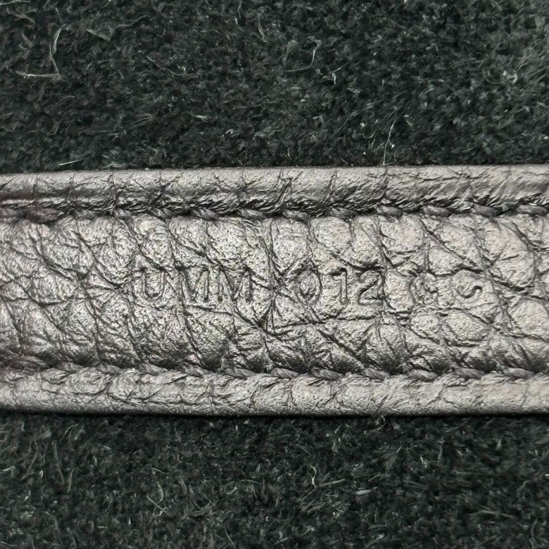 HERMES エルメス ピコタンロック22 MM トリヨンクレマンス ブラック/シルバー金具 U刻印