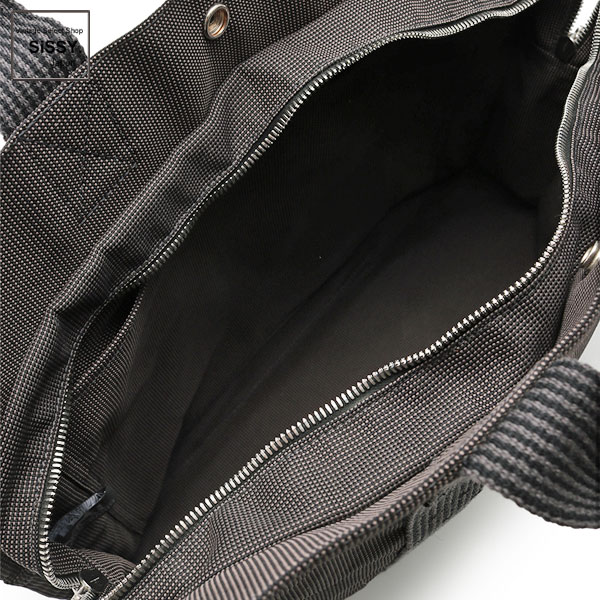 ■エルメス■ エールラインMM トートバッグ ナイロンキャンバス グレー 【HERMES】