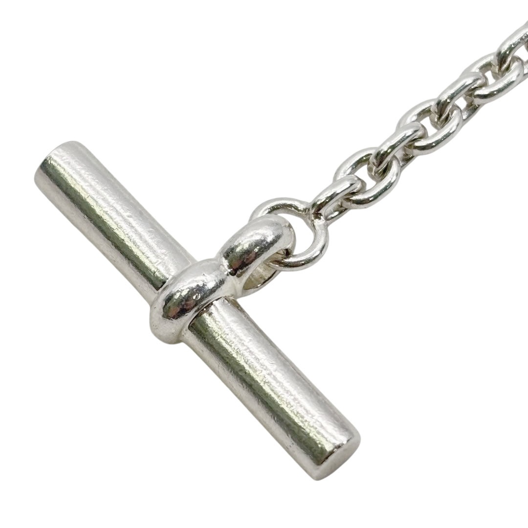 HERMES エルメス ロングネックレス ファランドール80 シェーヌダンクル