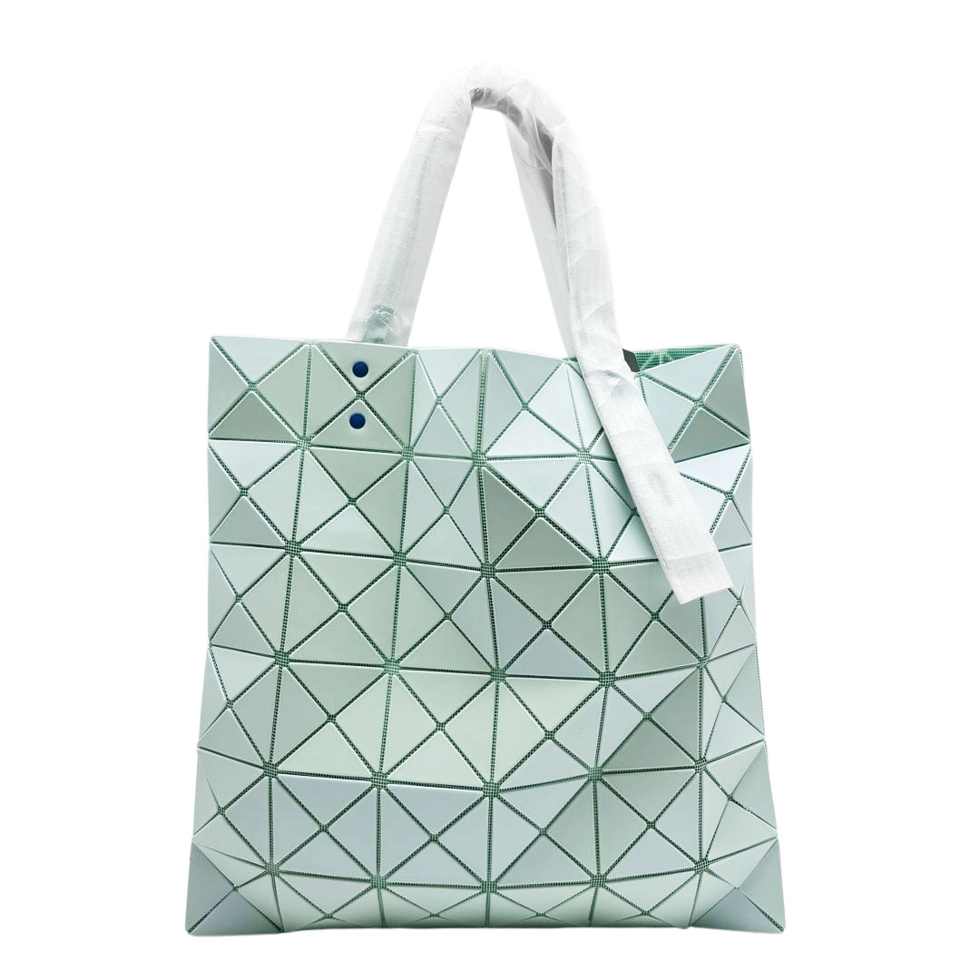 ISSEY MIYAKE BAOBAO イッセイミヤケ バオバオ ルーセント トートバッグ 6×6 ミントグリーン BB31AG623