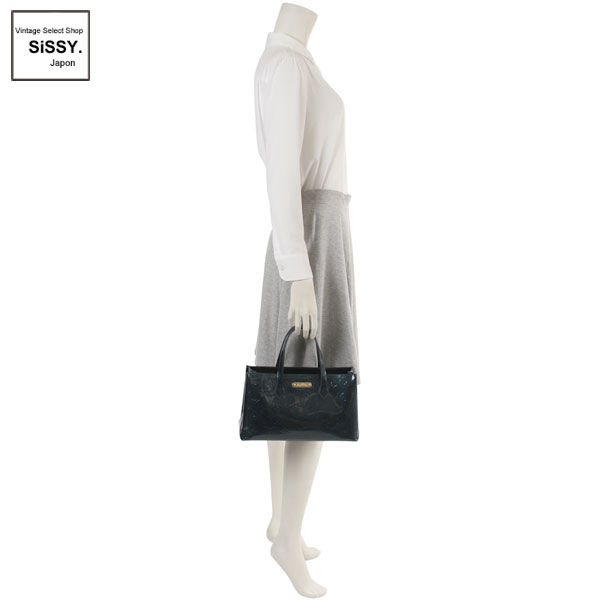 ■ルイ・ヴィトン■ ハンドバッグ ウィルシャーPM モノグラム ヴェルニレザー ブルーニュイ M93684 【LOUIS VUITTON】