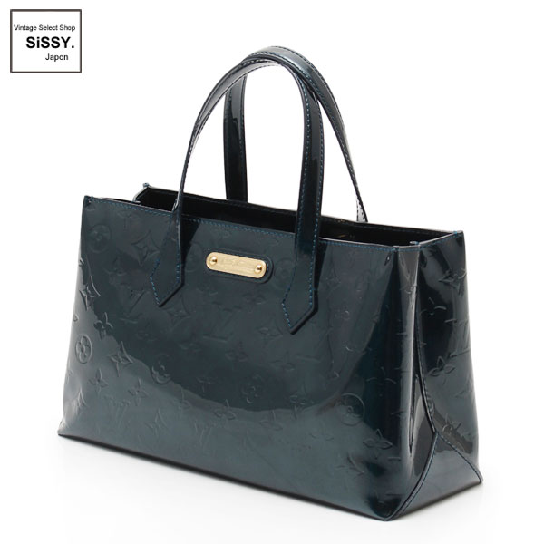 ■ルイ・ヴィトン■ ハンドバッグ ウィルシャーPM モノグラム ヴェルニレザー ブルーニュイ M93684 【LOUIS VUITTON】