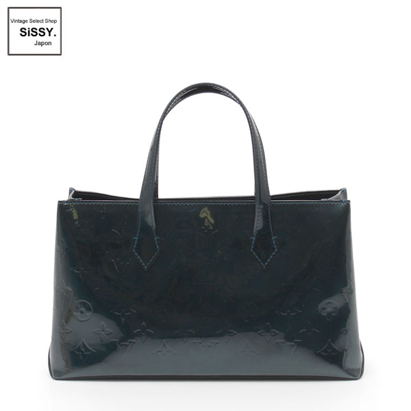 ■ルイ・ヴィトン■ ハンドバッグ ウィルシャーPM モノグラム ヴェルニレザー ブルーニュイ M93684 【LOUIS VUITTON】