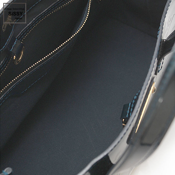 ■ルイ・ヴィトン■ ハンドバッグ ウィルシャーPM モノグラム ヴェルニレザー ブルーニュイ M93684 【LOUIS VUITTON】