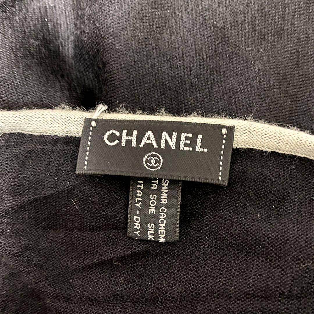 CHANEL シャネル マフラー ショール ストール ココマーク カシミヤ