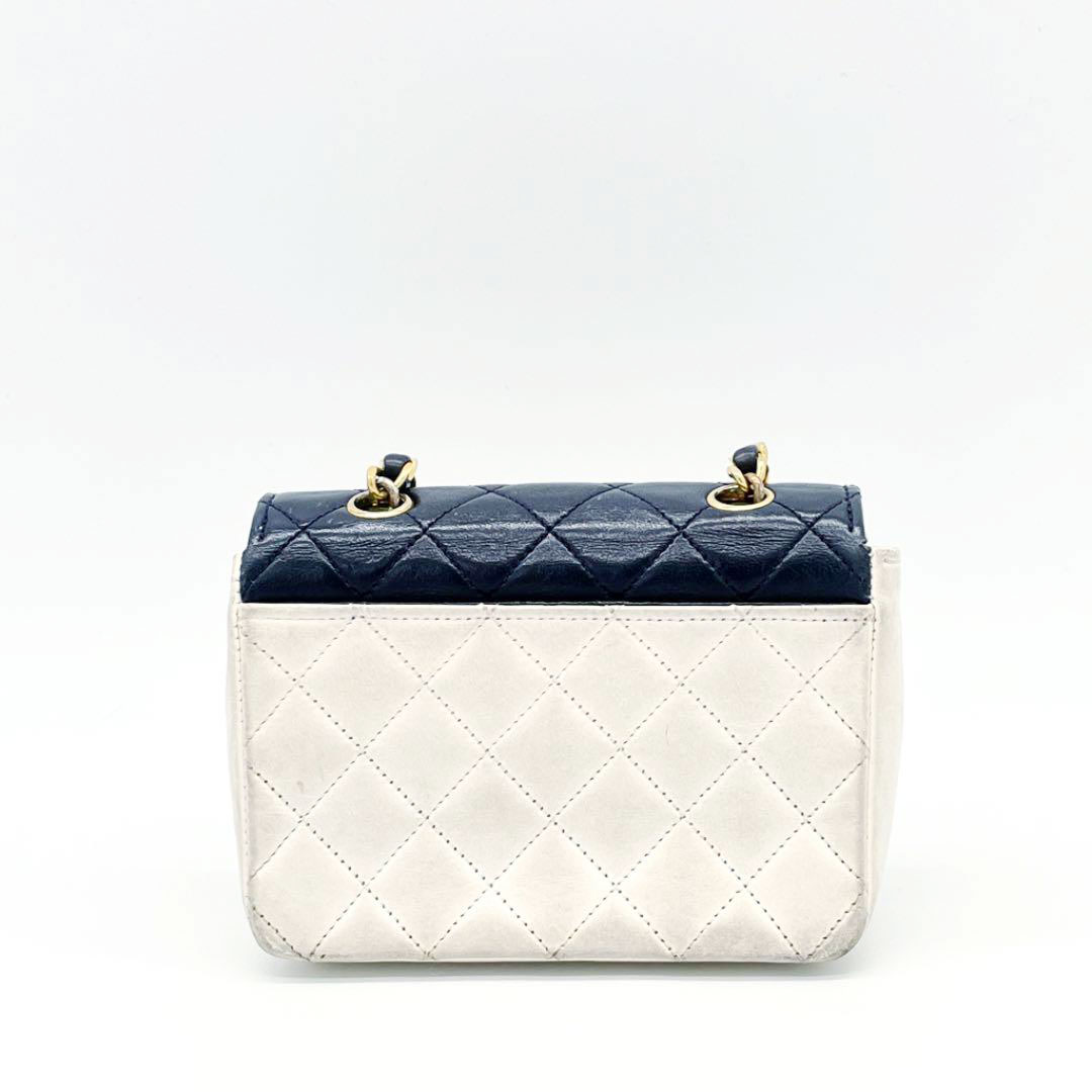 シャネル マトラッセ バイカラー CHANEL シャネル バイカラー ロング ウォレット 財布 マトラッセ