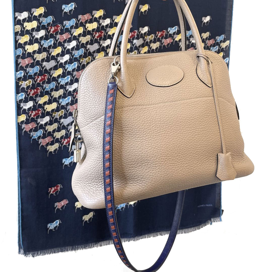 エルメス　バンドリエール HERMES エルメス バンドリエール トレサージュ ドゥキュイール